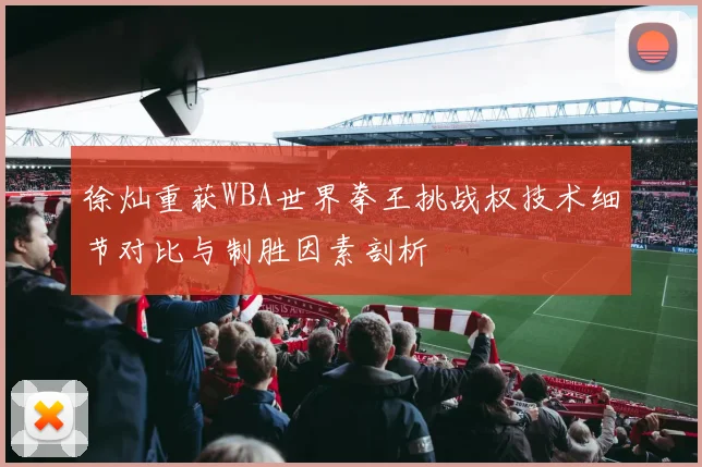 徐灿重获WBA世界拳王挑战权技术细节对比与制胜因素剖析